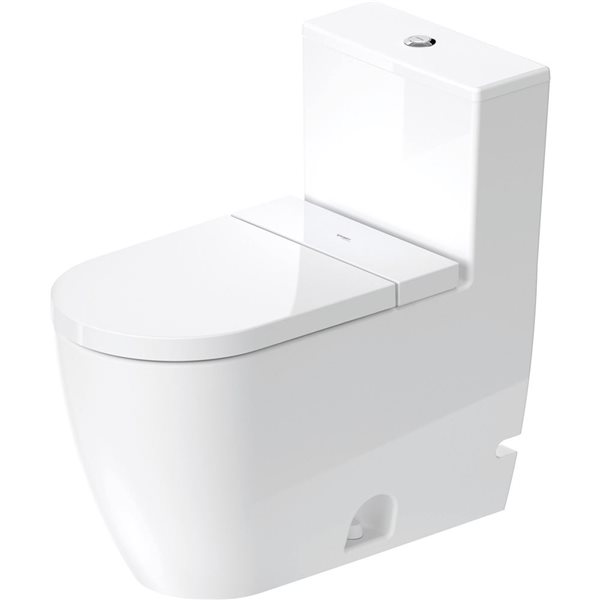 Duravit ME by Starck 1.32 GPF White Dual Flush 1-Piece Elongated Toilet w/ SensoWash and HygieneGlaze