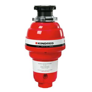 Kindred 1 1/4 HP Continuous Food Waster Disposer