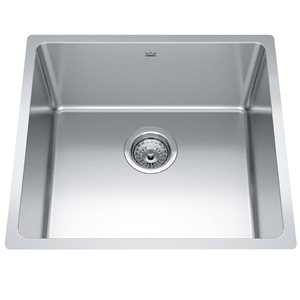 Franke Brookmore 19.6 x 18.2-in Stainless Steel Undermount Single Bowl Kitchen Sink