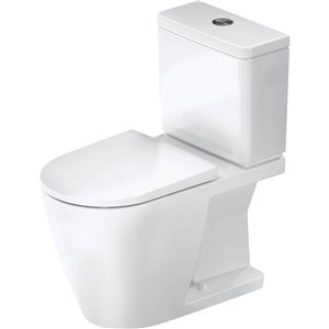 Duravit D-Neo 14 3/4 x 27 1/2 x 16 3/4-in White 2-Piece Toilet Bowl