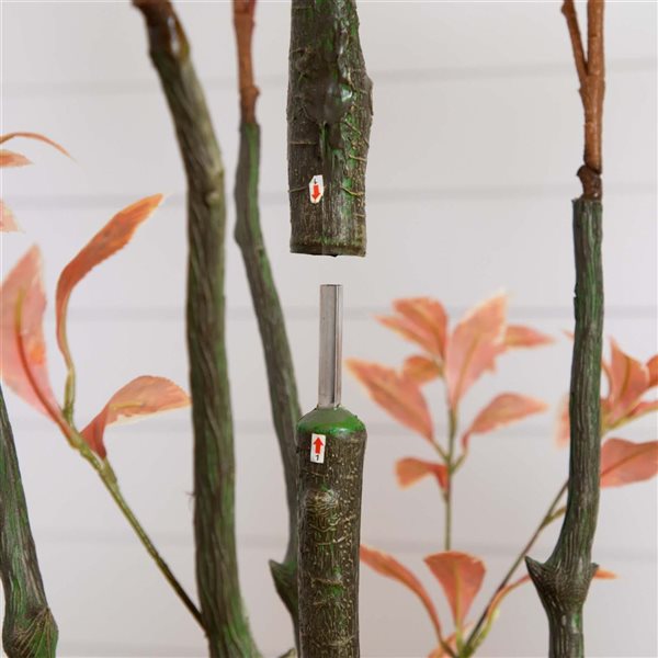 Nearly Natural 6-ft Autumn Pieris Artificial Tree