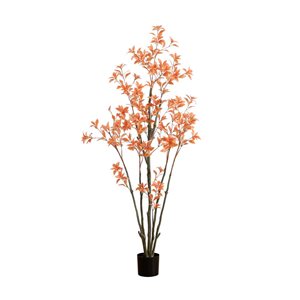 Nearly Natural 6-ft Autumn Pieris Artificial Tree