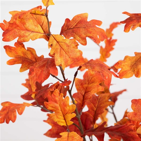 Nearly Natural 4-ft Autumn Oak Artificial Tree