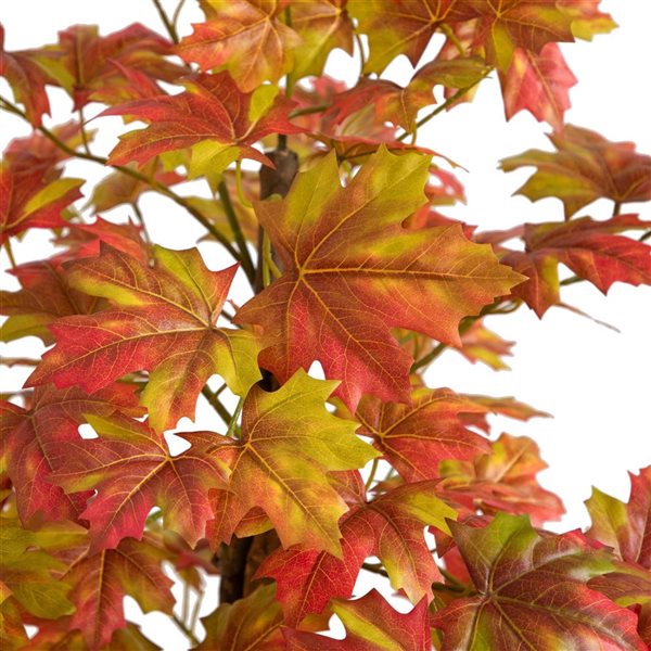 Nearly Natural 4-ft Autumn Deluxe Maple Artificial Tree