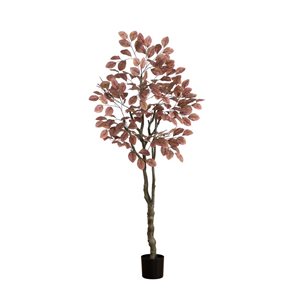 Nearly Natural 6-ft Autumn Dogwood Artificial Tree