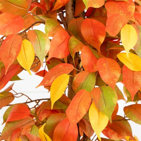 Nearly Natural 3-ft Autumn Ficus Artificial Tree