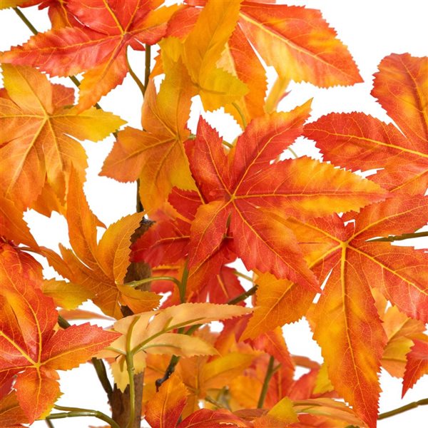 Nearly Natural 6-ft Autumn Deluxe Maple Artificial Tree