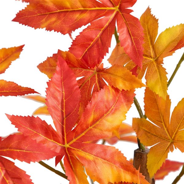 Nearly Natural 3-ft Autumn Deluxe Maple Artificial Tree
