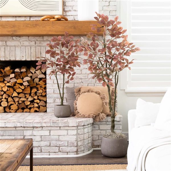 Nearly Natural 3.5-ft Autumn Dogwood Artificial Tree