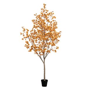 Nearly Natural 9-ft Artificial Autumn Fall Eucalyptus Tree