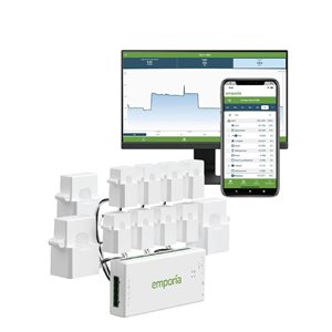 Emporia Vue 8 Sensors Energy Monitor Gen 3 - 3-Phase System