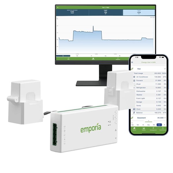 Emporia Vue Home Energy Monitor - Gen 3