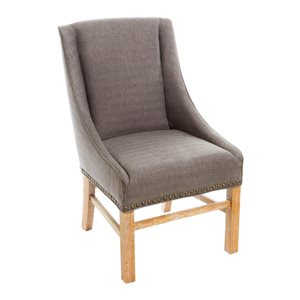 Cape Crack Wood Frame Brown Grey Casual Contemporary/Modern Worthington Dining Side Chair