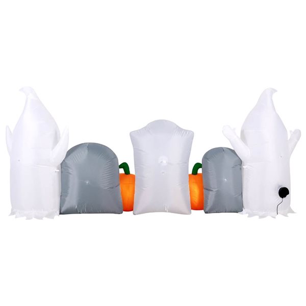 Occasions 8 H x 3.25-ft W Ghost And Tombstone Scene Halloween Inflatable