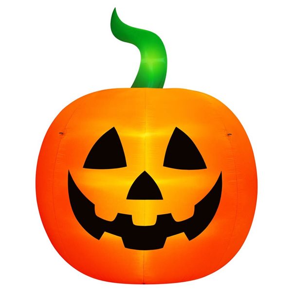 Citrouille illuminée gonflable d'Halloween par Occasions 15 h. x 12 pi l.