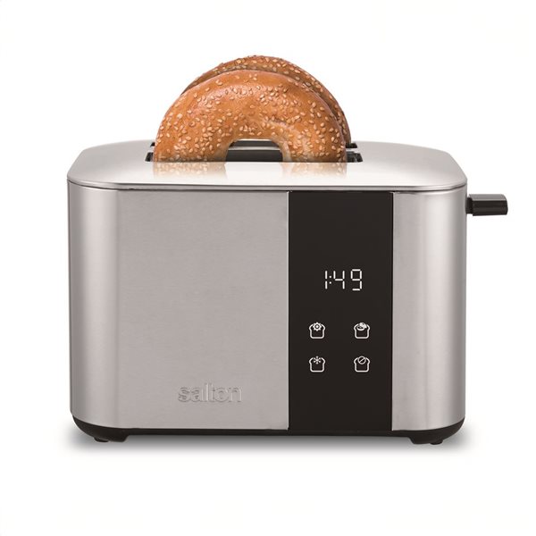 Salton Stainless Steel Digital Countdown Toaster - 2 Slice