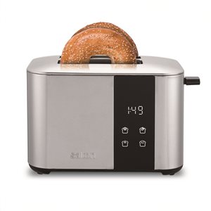 Salton Stainless Steel Digital Countdown Toaster - 2 Slice