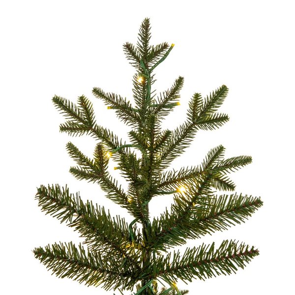 Vickerman 6.5-ft x 40-in Kamas Fraser Fir Artificial Christmas Tree with 3 mm LED Colour Changing Lights