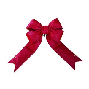 Vickerman 24-in Red Nylon Outdoor Christmas Bow