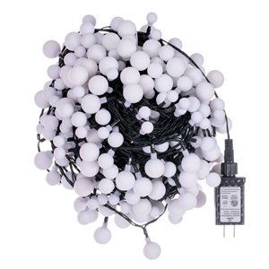 Vickerman 400 Light Warm White LED Indoor/Outdoor Three-Size Cherry Light Set