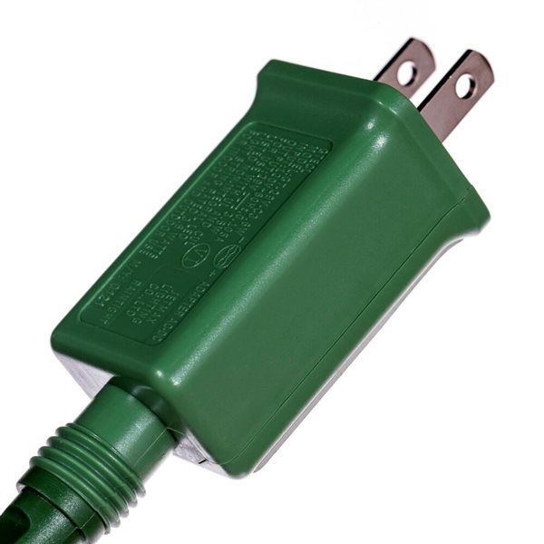 Vickerman 9-ft x 14-in Flocked Kiana Artificial Christmas Garland with Warm White LED Lights