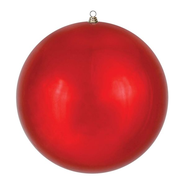Vickerman 24-in Giant Shiny Red Ball Christmas Ornament - UV Resistant