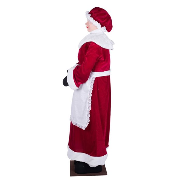 Vickerman 5-ft 8-in Standing or Sitting Mrs Claus - Indoor use only