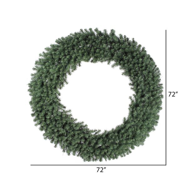 Vickerman 72-in Douglas Fir Artificial Christmas Wreath - Unlit