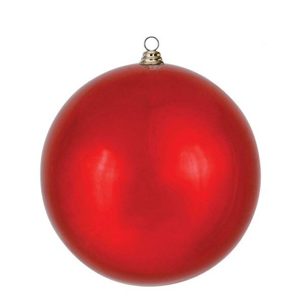 Vickerman 15.75-in Red Shiny Ball Ornament