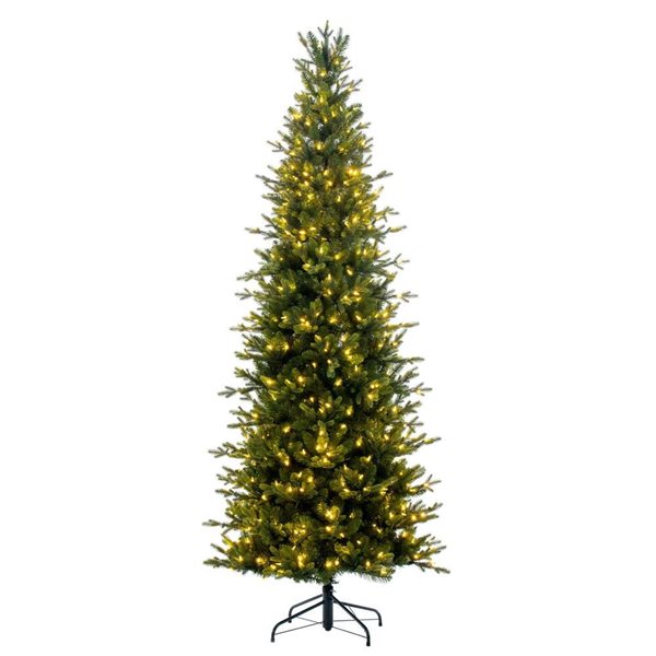 Vickerman 6.5-ft x 36-in Whistler Spruce Artificial Pre-Lit Christmas Tree, 350 Colour Changing Lights