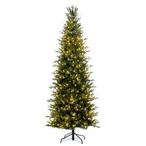 Vickerman 6.5-ft x 36-in Whistler Spruce Artificial Pre-Lit Christmas Tree, 350 Colour Changing Lights