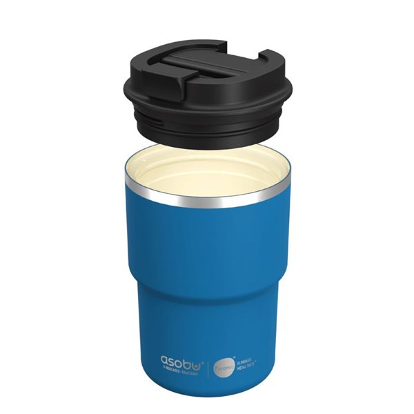 Asobu Coffee Express Puramic Blue 12oz Travel Mug