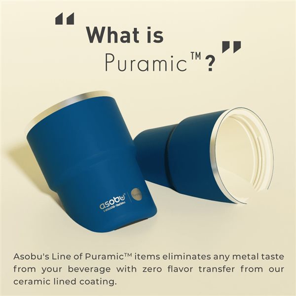 Asobu Coffee Express Puramic Blue 12oz Travel Mug