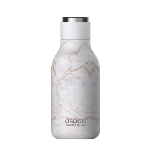 Asobu URBAN Marble 16 oz Vacuum Insulated Water Bottle