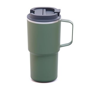 Tasse à café anti-déversement extra-large Nitro Tumbler par Asobu vert basilic