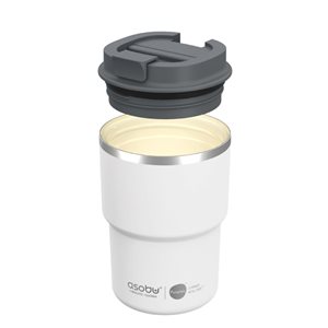 Asobu Coffee Express White 12oz Travel Mug