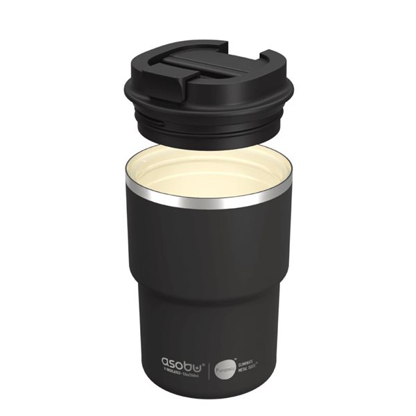 Asobu Coffee Express Black 12oz Travel Mug