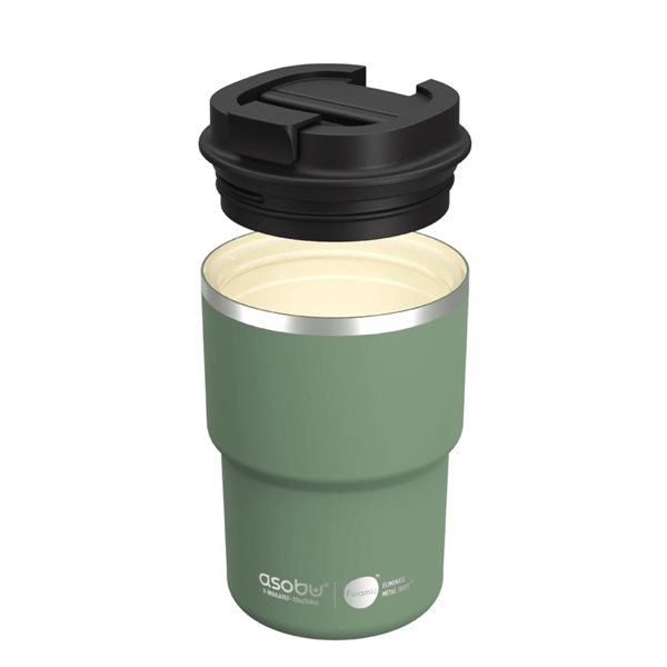 Asobu Coffee Express Basil Green 12oz Travel Mug