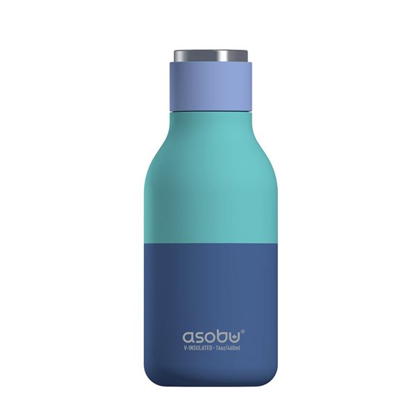 Asobu URBAN Pastel Blue 16 oz Vacuum Insulated Water Bottle