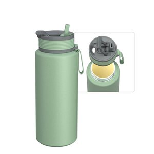 Asobu Boulder Basil Green 34 oz Puramic™ Insulated Sport Water Bottle