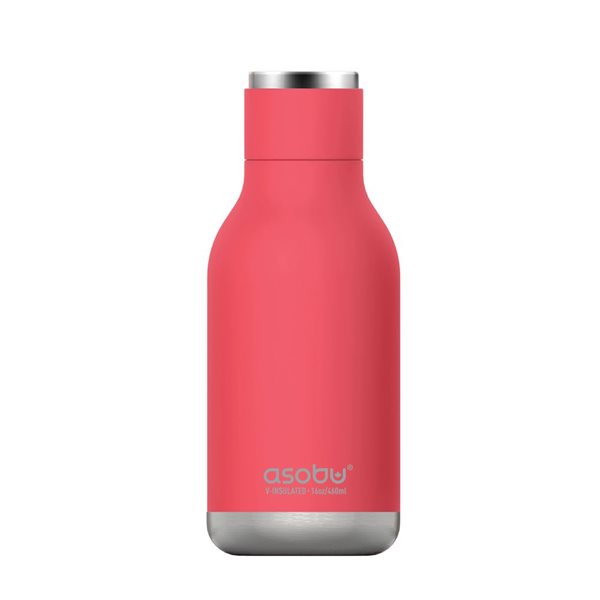 Bouteille d'eau isotherme sous vide URBAN par Asobu pêche de 16 oz