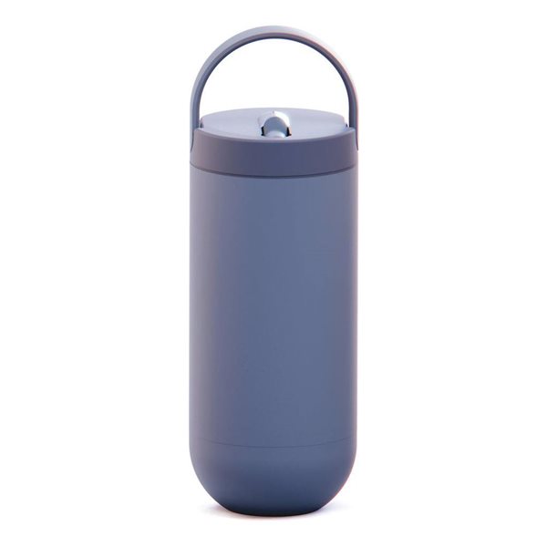 Asobu Orbit Blue 30 OZ Water Bottle with Pop-Up Lid and Easy to Carry Handle