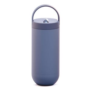 Asobu Orbit Blue 30 OZ Water Bottle with Pop-Up Lid and Easy to Carry Handle