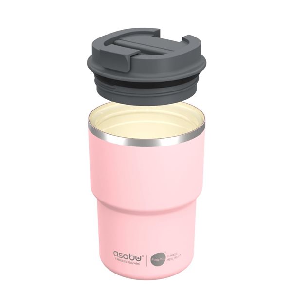 Asobu Coffee Express Puramic Pink 12oz Travel Mug