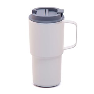 Tasse à café anti-déversement extra-large Nitro Tumbler par Asobu blanche
