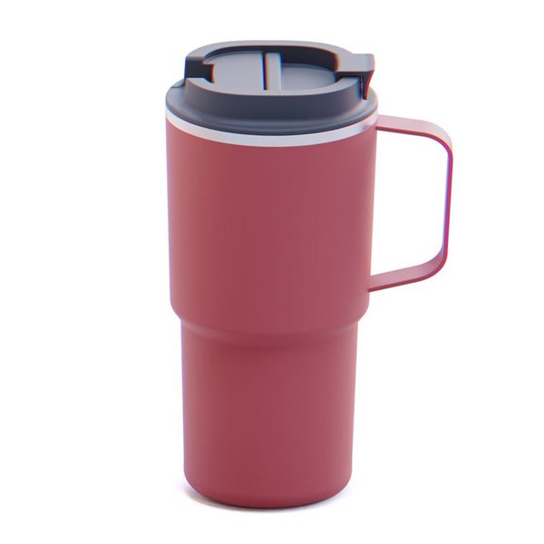 Tasse à café anti-éclaboussures extra-large Nitro Tumbler par Asobu rouge avec finition Asobu Puramic™