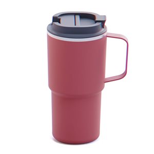 Asobu Nitro Tumbler Red Extra-Large Spill-Proof Coffee Mug with Asobu Puramic™ Finish