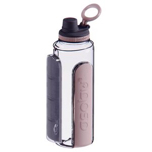 Asobu Electrolyte 40oz Large Sports Water Bottle with Interchangeable Packet and Pill Storage Compartments