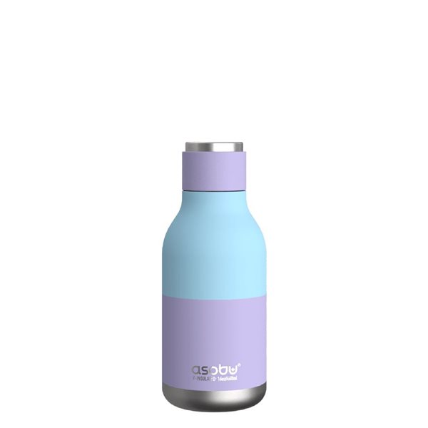 Bouteille d'eau isotherme URBAN par Asobu mauve pastel de 16 oz