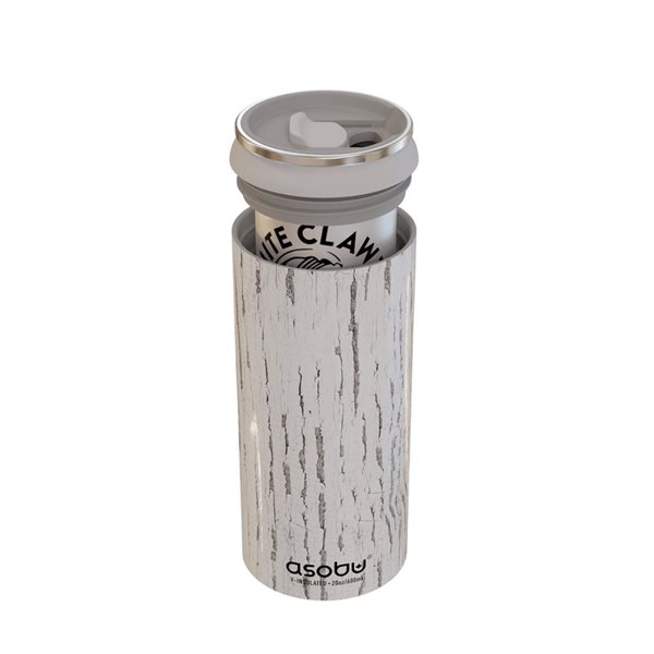 Asobu Multi White Can Cooler with Insulated Sleeve